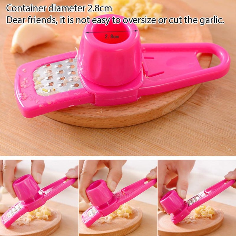 Garlic Peeler, 2025 New Garlic Crusher Mini Grater,Multifunctional Ginger Grater for Kitchen,Removable Design,Portable Vegetable Graters for Home,Lightweight Handheld Graters for Chef Kitchen Gadgets - Image 5